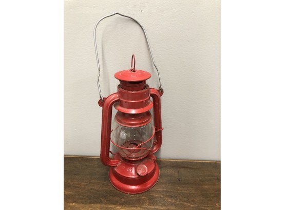 Charming Vintage Red Oil Lantern