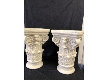 White Decorative Pillars