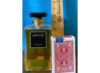 Display Factice Of Arpege Lanvin Paris Perfume Bottle
