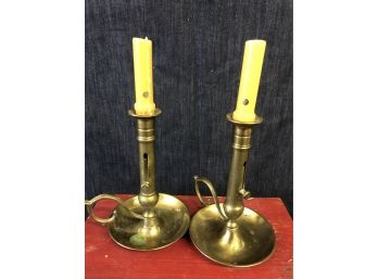 Brass Candle Sticks Made In Italy For Lillian Vernon