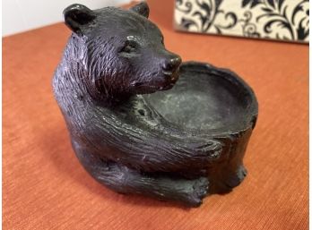 Charming Little Bear With Bowl