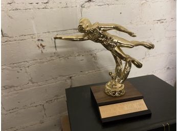 Vintage Scuba Diver Trophy #2