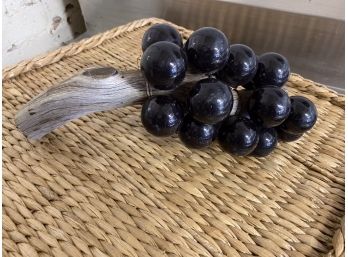 Dark Purple Cluster Of Mormon Grapes For Mid Century Decor