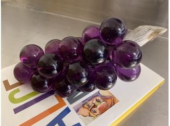 Mormon Grapes, Mid Century Kitsch Purple Cluster