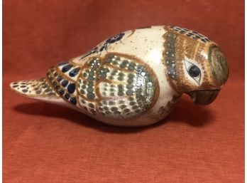 Mexican Pottery Folk Art Ceramic Bird