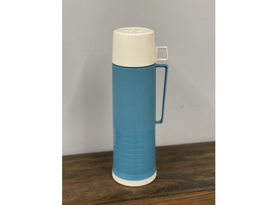 Vintage Rare Blue KING SEELEY Thermos