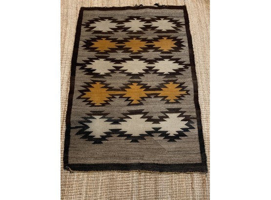 Vintage Southwestern Rug  Approx 46 X 32 Inches