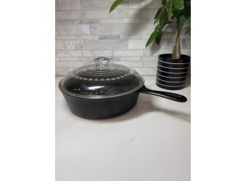 Vintage Wagner Cast Iron Chicken Fryer With Lid