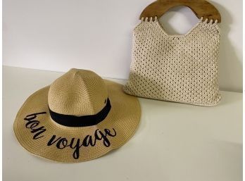 Summer Travel Combo Purse And Hat
