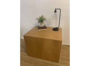 Wood Cube Side Table / Plant Stand/ Pedestal 24 X 30 Inches