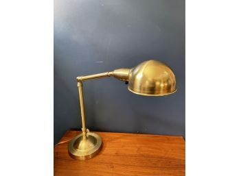 Adjustable Pharmacy Style Brass Table Lamp