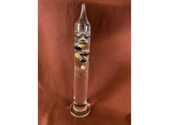 Glass Galileo Thermometer 15 Inch