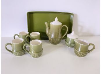 Mid Century Coffee Or Tea Service Set Made In Japan