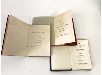 Three Masonic Aid To The Memory Ceremonial Books