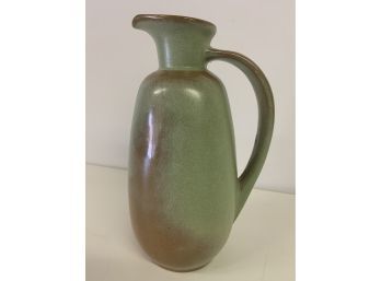 Frankoma Vintage Green Pitcher 8 X 4 Inches