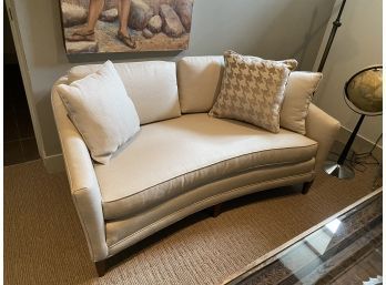 Nice Neutral Loveseat- Very Well Made And Clean!