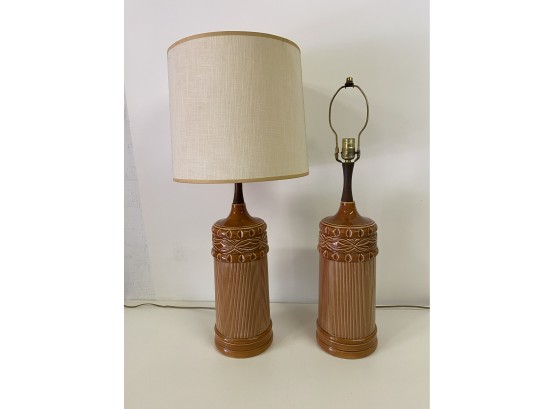 Pair Of Mid Century Lamps