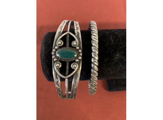 Stunning Turquoise & Silver Bracelets