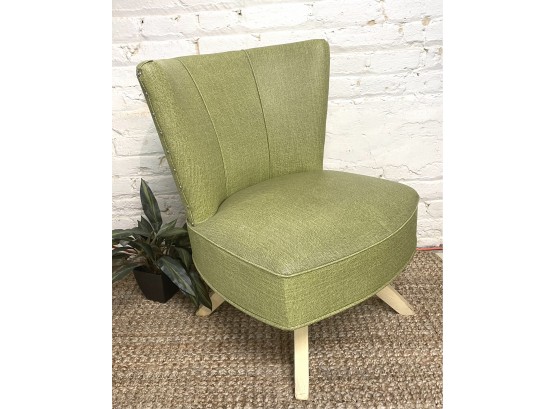 Mid Century Modern Kroehler Style  Swivel Chair, Bright Green