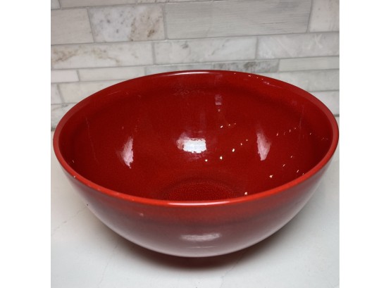 Gorgeous Waechtersbach Serving Bowl.  Bright Red