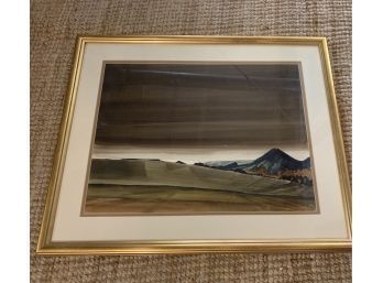 Sand Dunes By Colorado Artist Alan Peterson 25.5 X 21 Inches