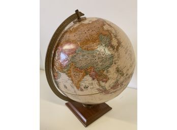 World Classic Replogle 12 Inch Globe On Wood Stand