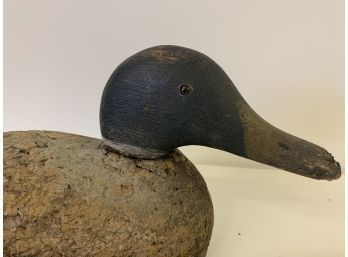 Vintage Cork  & Wood Duck Decoy
