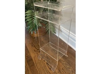 Vintage Lucite Side Table- Very Mid Century Modern