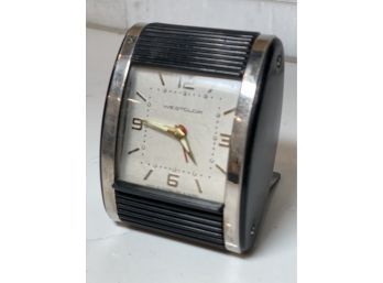 Vintage Westclox TRAVALARM,  Retro Alarm Clock Model 42002