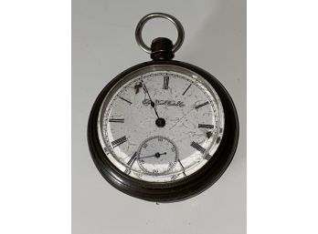 Antique Well Loved Non Working  Elgin Pocket Watch As Is