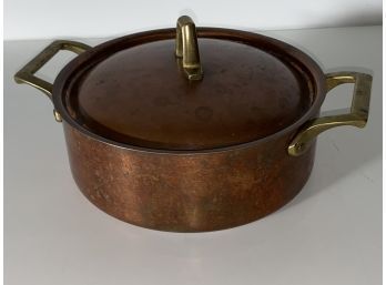 7 Inch Vintage Copper Cook Pot
