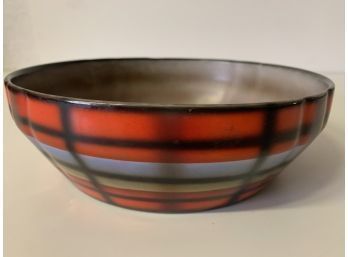 Erphila Highlander Art Deco Bowl Czecho-Slavakia 9 Inch
