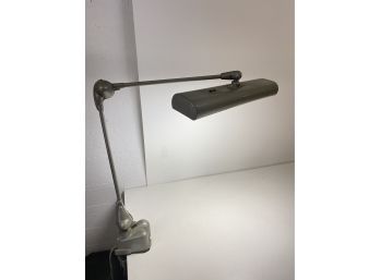 Dazor Style Articulating Lamp Clamps On Desk