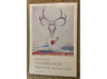 Santa Fe Chamber Music Festival Framed Art  24 X 36 Inches