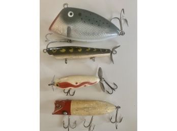 4 Vintage Lures , One Is A Shakespeare Special 6547