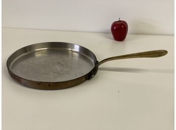 Vintage All Clad Cop*R*Chef Copper 12 Inch Round Crepe Pan