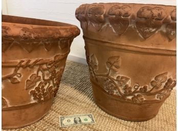 Two Large Lightweight Plant/ Flower  Pots
