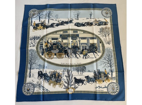 Hermes Scarf The Bull & Mouth Regents Circus Piccadilly