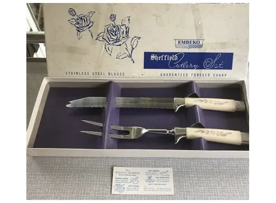 Vintage Sheffield Cutlery Set  'the Miracle Worker'