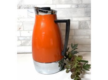 Bright And Cheery Retro Insulated Coffee Carafe. 6 Wide X 10 High