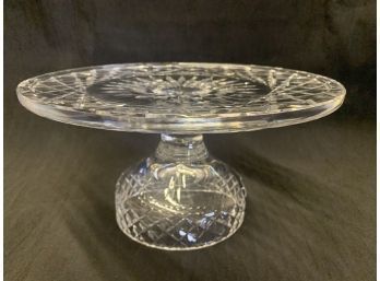 Stunning Cut Glass / Crystal Cake Plate