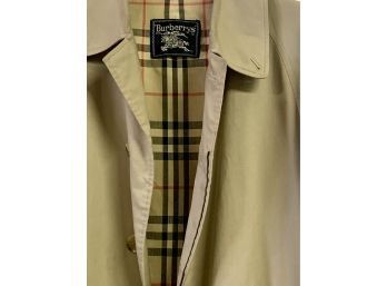 Burberry Vintage Trench Coat Appears To Be A Mens Small /Medium Size