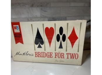 Vintage Milton Bradley Bridge For Two, Chas H  Gorens Fine Edition