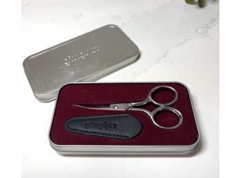 Gingher Curved Blade Embroidery Scissors, New In Gift Box