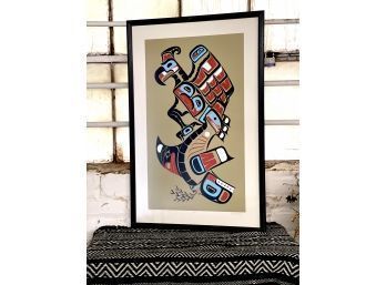 'Thunderbird And Killer Whale' - Vintage Signed Titled And Numbered Print