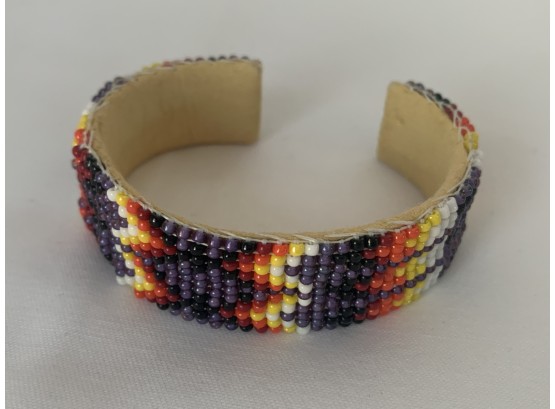 Native American Beaded Cuff Bracelet