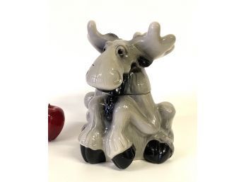 Fantastic Moose Cookie Jar By Phillis Driscall For Big Sky Carvers