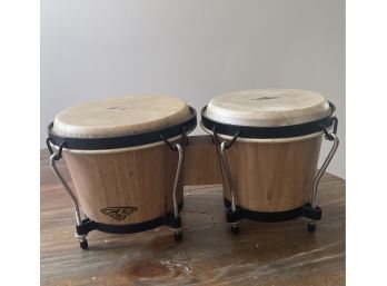 Latin Percussion Bongo Drums, Asian Hardwoods And Rawhide Tops