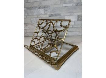 Brass Plate/book/art Stand Or Easel