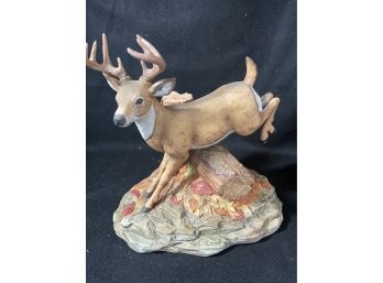 Ski Wildlife Series, Limited Edition, White Tailed Deer Porcelain Figurine